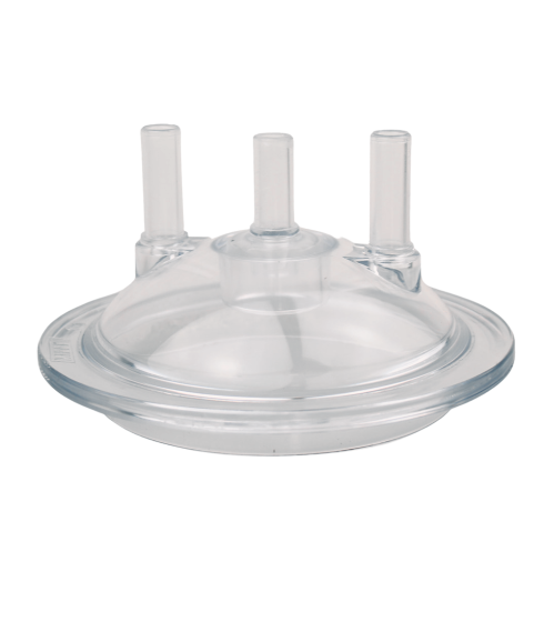 Tappo Bidone Milkline trasparente nudo (3 tubi) Ø 170 mm MHT