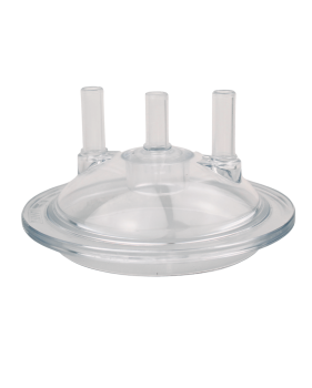 Tappo Bidone Milkline trasparente nudo (3 tubi) Ø 170 mm MHT