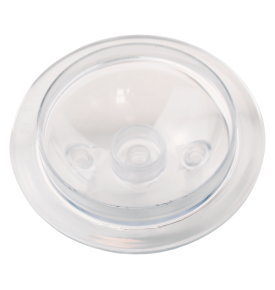 Tappo Bidone Milkline trasparente nudo (3 tubi) Ø170 mm MHT