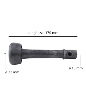 Tettarella adattabile Alfa Laval in gomma per capre 0-527