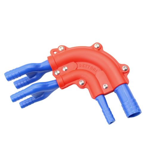 Curva con "Y" in plastica Dettori