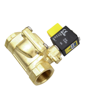 Elettrovalvola Sirai acqua ottone per lavatrice Milkline 24V 3/4"